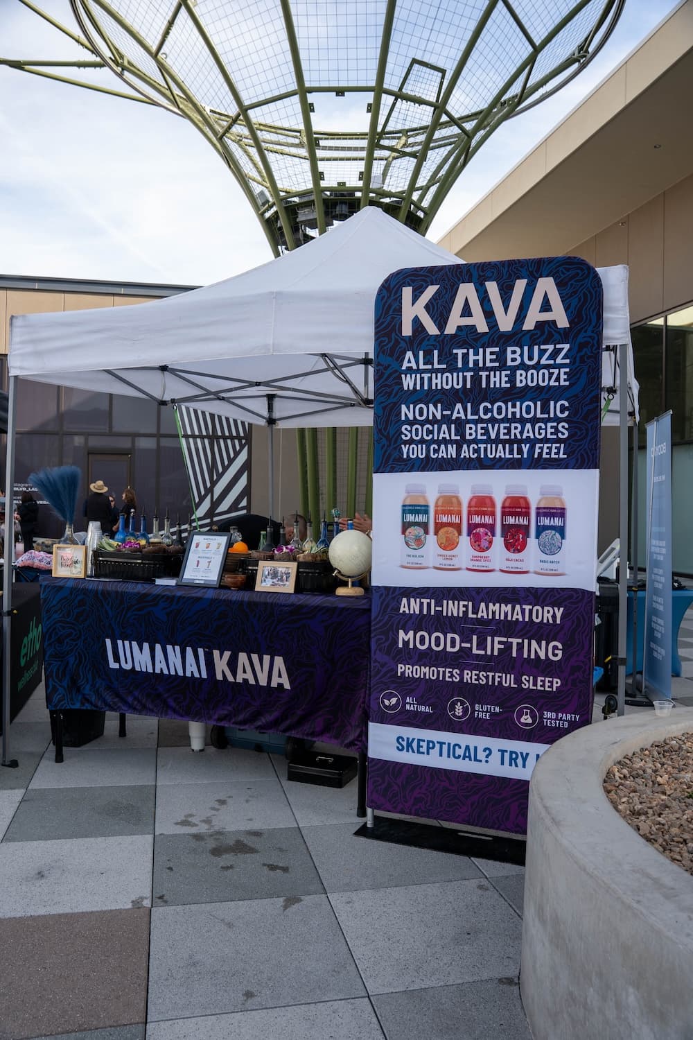 The Lumanai booth at a Las Vegas market